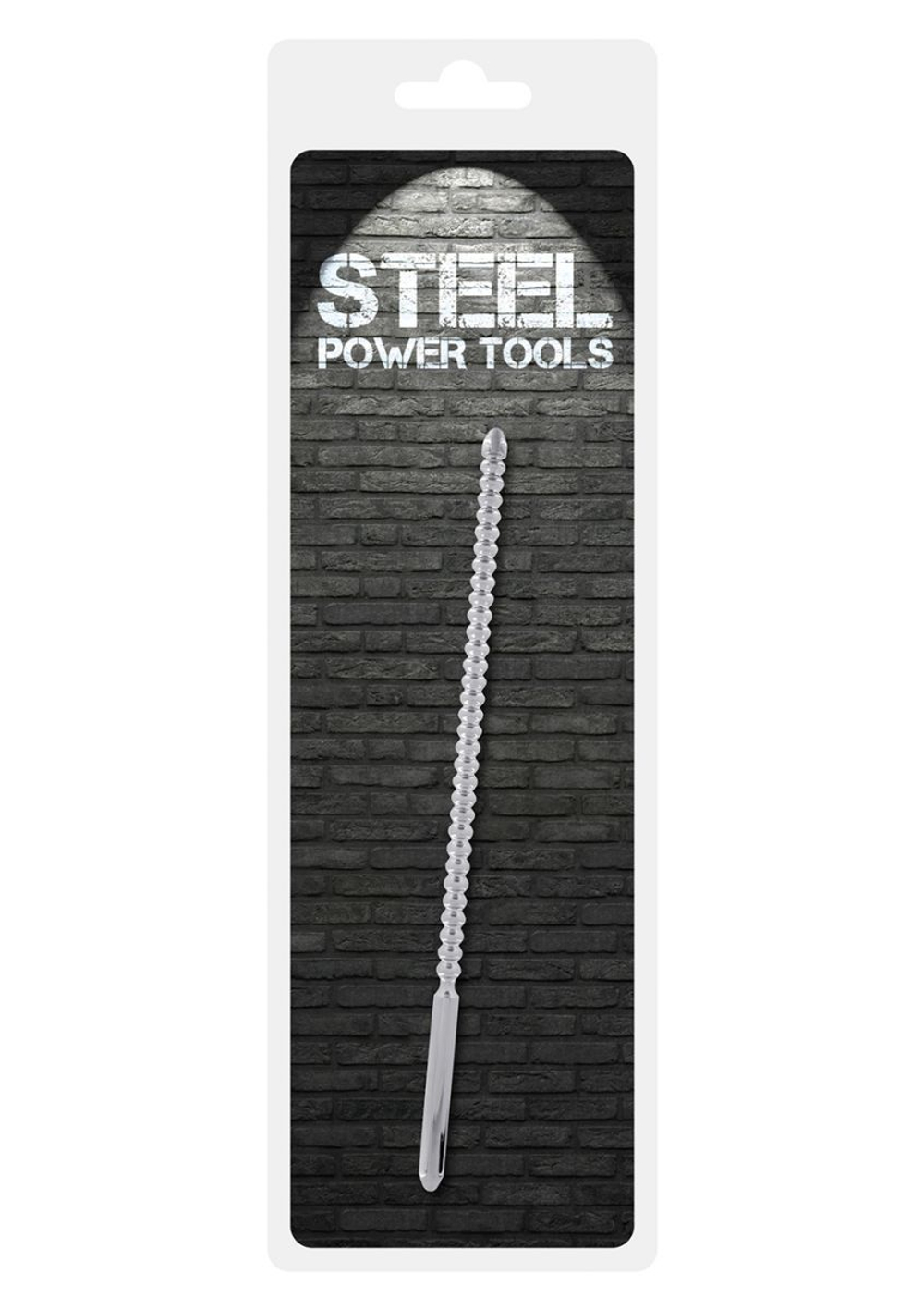 Плаг для уретры Dip Stick Ribbed (Цвет: серебро)