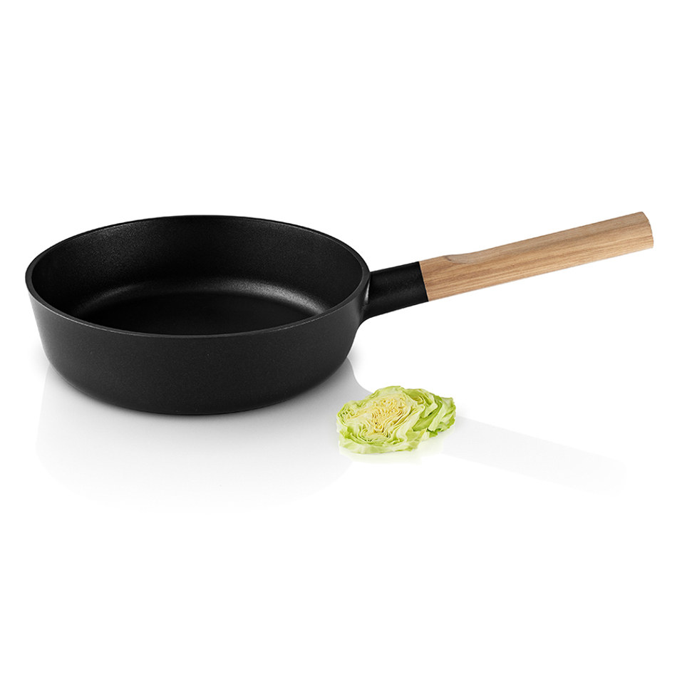 Сотейник с антипригарным покрытием, с деревянной ручкой, диаметр 24 см, Nordic Kitchen, Eva Solo
