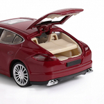 Модель 1:24 Porsche Panamera S, красный, откр. двери, капот и багажник