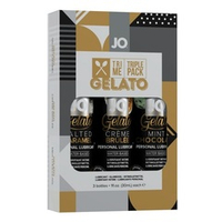 Подарочный набор вкусовых лубрикантов System JO Tri-Me Triple Pack Gelato