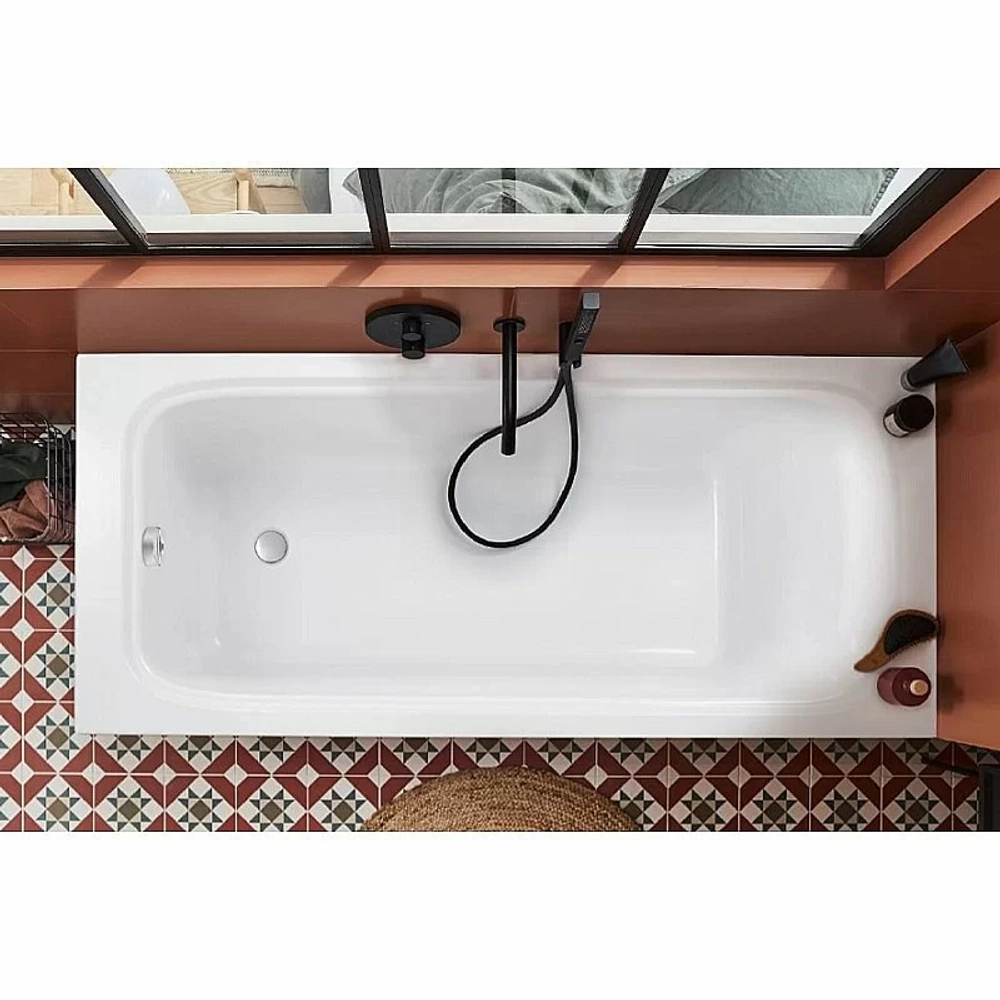 Ванна Jacob Delafon Elite E6D362RU-00 170х75 с каркасом,белая