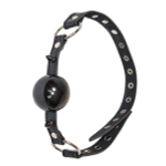 Черный кляп-шарик с шипами Lola Games Party Hard Bare 1155-01lola