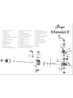 Катушка рыболовная безынерционная Invader 3500