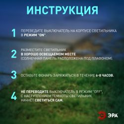 Светильник уличный ЭРА ERAST040-08 на солнечной батарее садовый сталь пластик 13 см