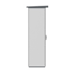 Заглушка для козырька R5TTL корпусов CQE, Г=800 мм, RAL7011