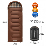 СПАЛЬНЫЙ МЕШОК KINGCAMP 2212 CLOUD 400 -15°С 230х90