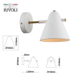 Бра светильник Rivoli   3141-401 настенный 1 х Е14 40 Вт модерн