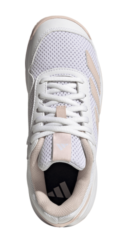 Детские теннисные кроссовки Adidas Courtflash K - cloud white/wonder quartz/cloud white