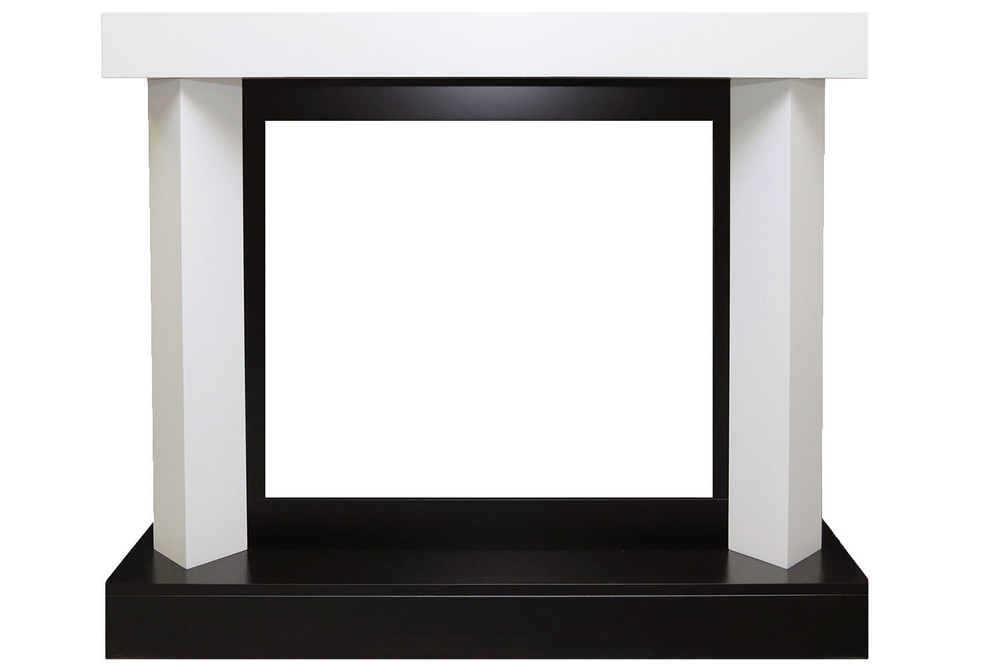 Каминокомплект Vancouver - Фактурный белый с очагом Symphony 26'' DF2608-INT