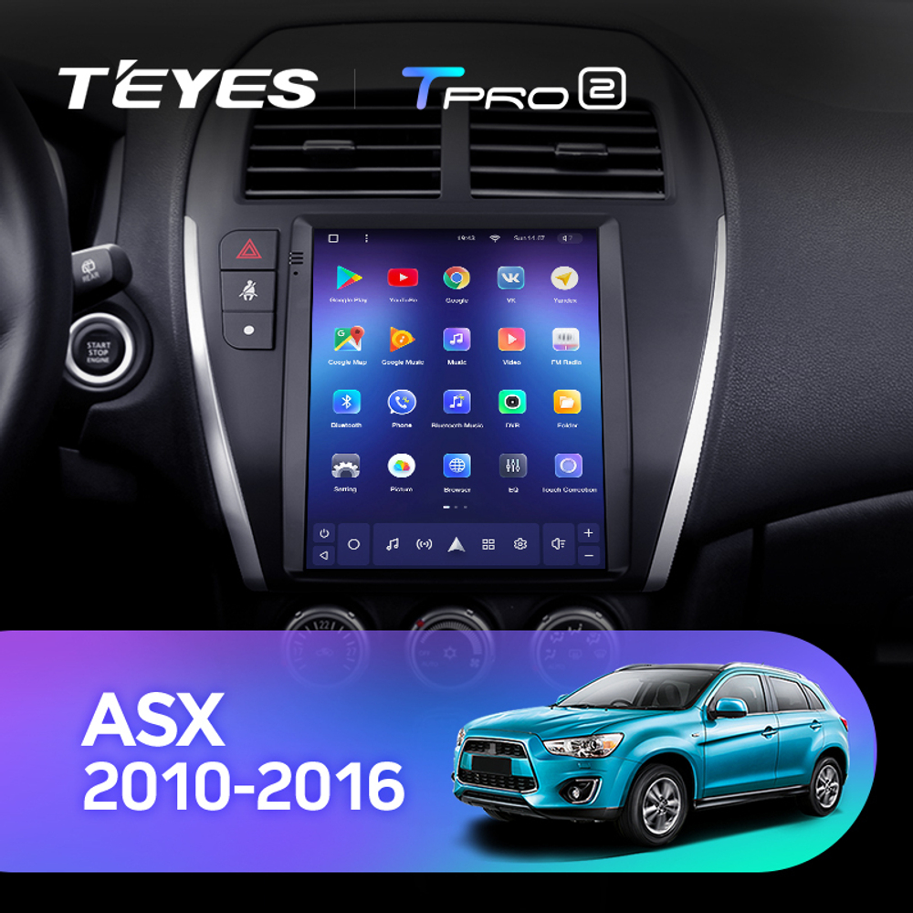 Teyes TPRO 2 9.7"для Mitsubishi ASX 2010-2016