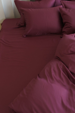 Пододеяльник 140х205 German Grass Purple Brilliant бордовый