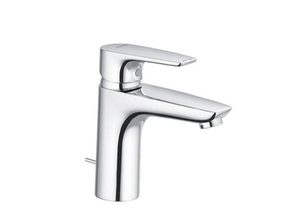 Смеситель для раковины Kludi Pure&Solid 100 однорычажный, c донным клапаном, хром (342900575)