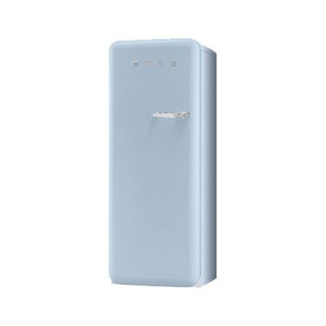 Холодильник с морозилкой вверху голубой Smeg FAB28LPB5
