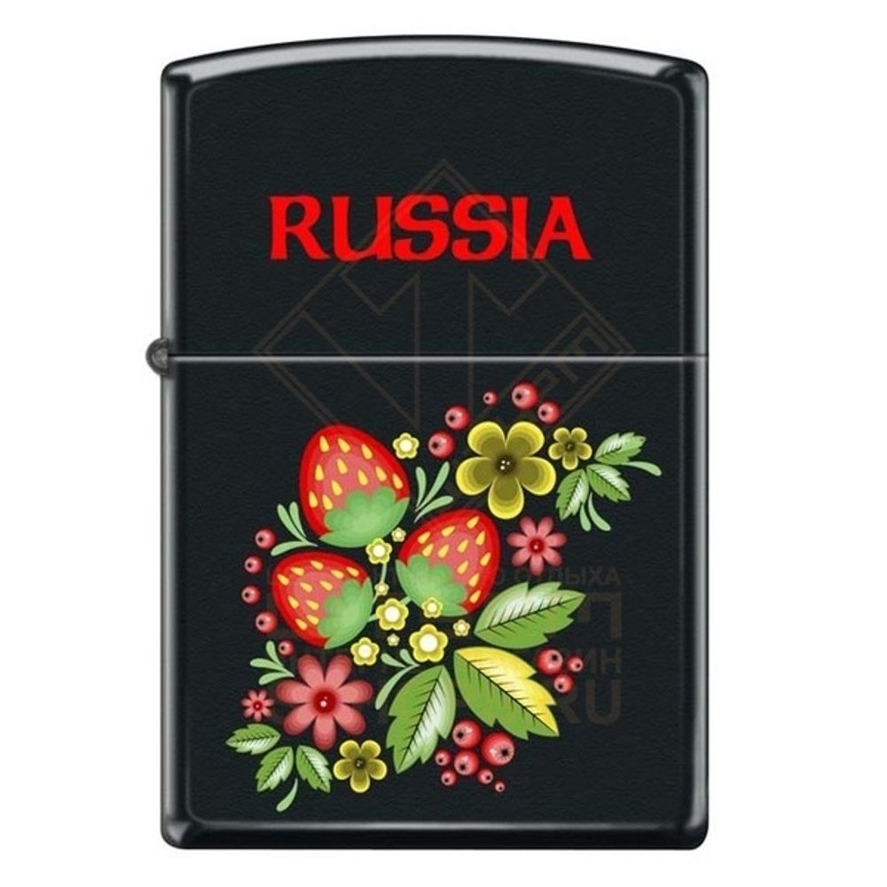 Зажигалка Zippo 218 Хохлома, Russian Khokhloma