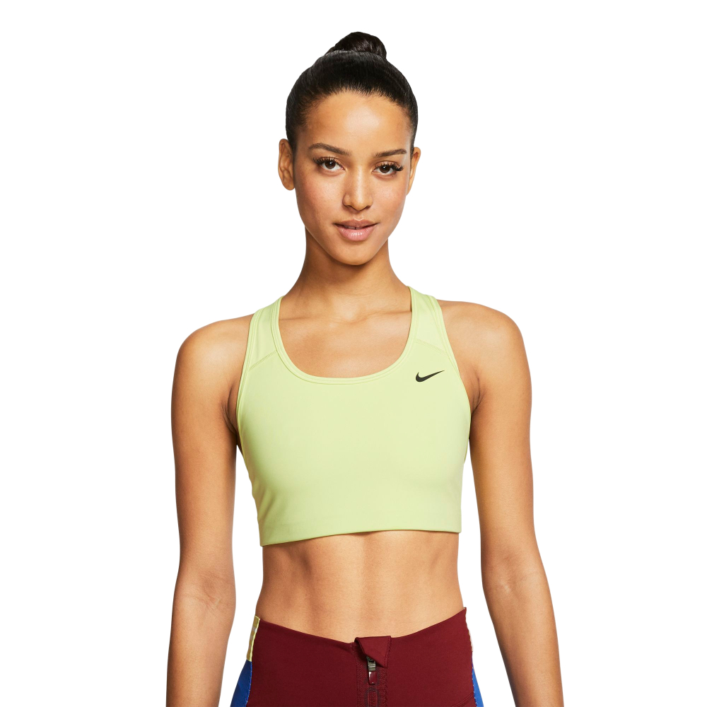 Stanik Nike Swoosh Bra Non Pad - limelight/black