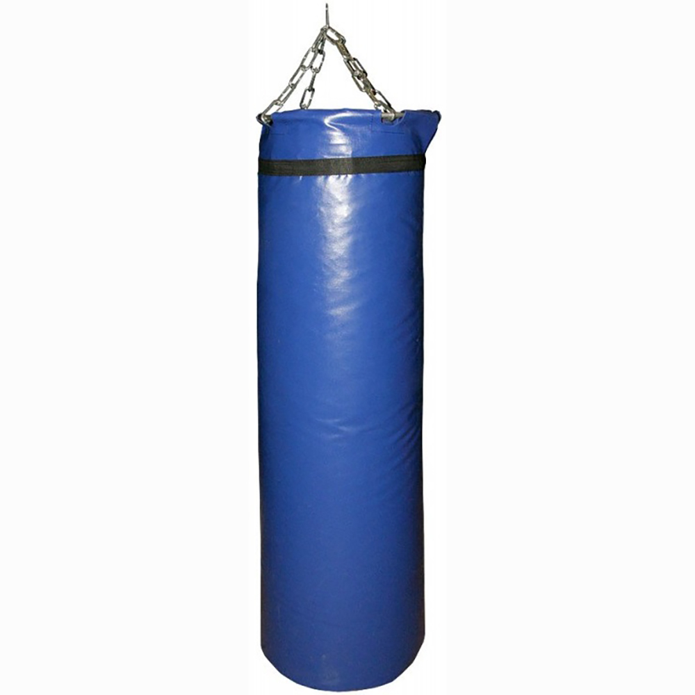 Мешок боксерский SM 40кг на цепи (армированный PVC)  Синий