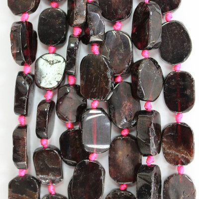 Гранат срез бусины 12-16мм