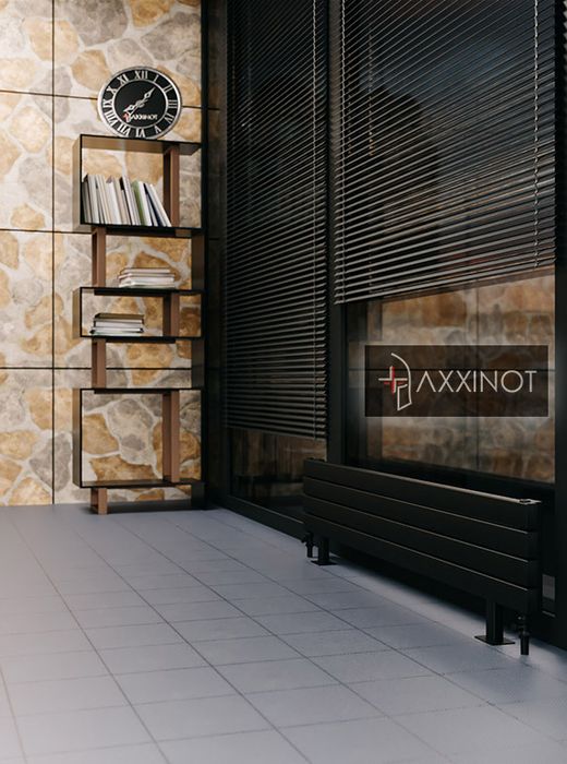 Axxinot Adero ZN 1500 - напольный трубчатый радиатор шириной 1500 мм