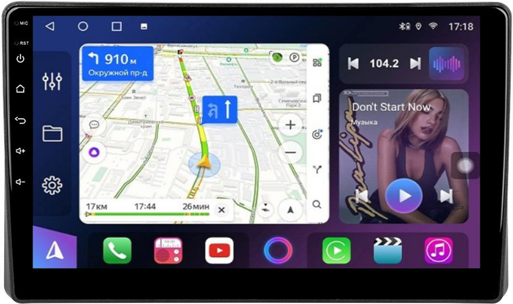 Магнитола для Toyota Raize 2019-2023+, Daihatsu Rocky - FarCar BM9643 на Android 13, QLED, TS10, 4Гб+32Гб, CarPlay, 4G SIM-слот