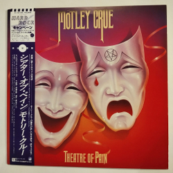 Винтажная виниловая пластинка LP Motley Crue Theatre Of Pain (Japan 1985)