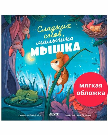 Книжки-картинки (мягкая обложка). Сладких снов, малышка мышка!