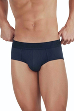 Черные мужские трусы-брифы в рубчик Heavenly Piping Brief (Размер: XL) (Цвет: черный)