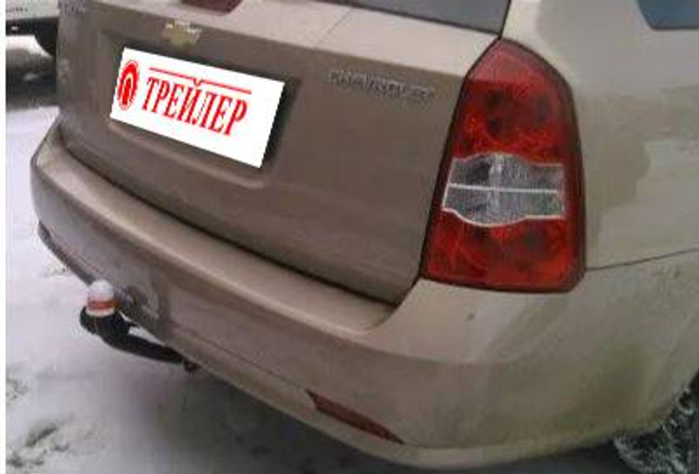 9420 Фаркоп для Chevrolet Lacetti универсал 2004-2012, Daewoo Nubira универсал 2003-2009 твердое крепление шара