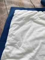 Вязаный комплект на выписку 6 предметов  "Twin" (Од. ут., бант, пин., комбинезон, шапка, нат. компл) (Цвет: Фиолетовый)