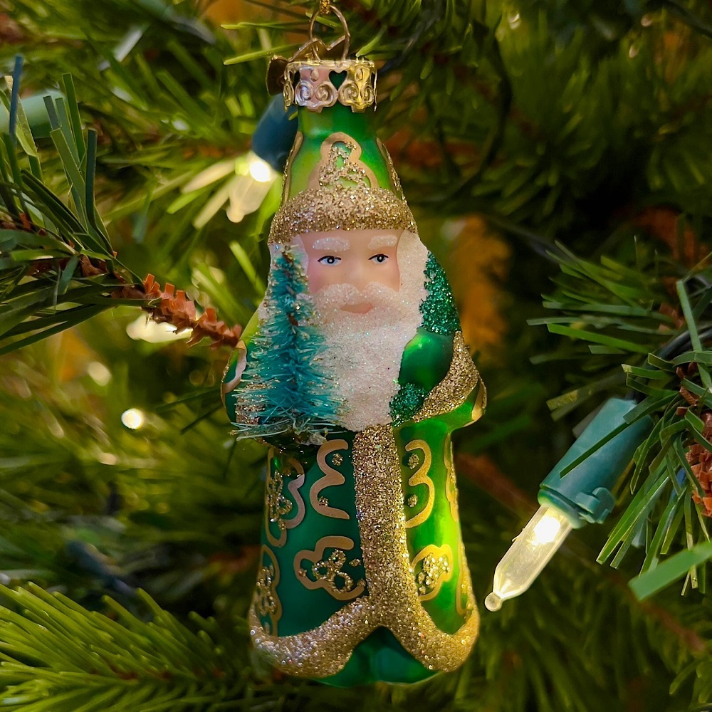 Дед Мороз , ёлочное украшение в ассортименте, 9 см