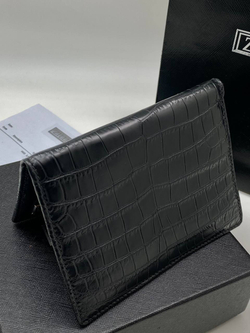 Обложка для паспорта из кожи крокодила Zilli