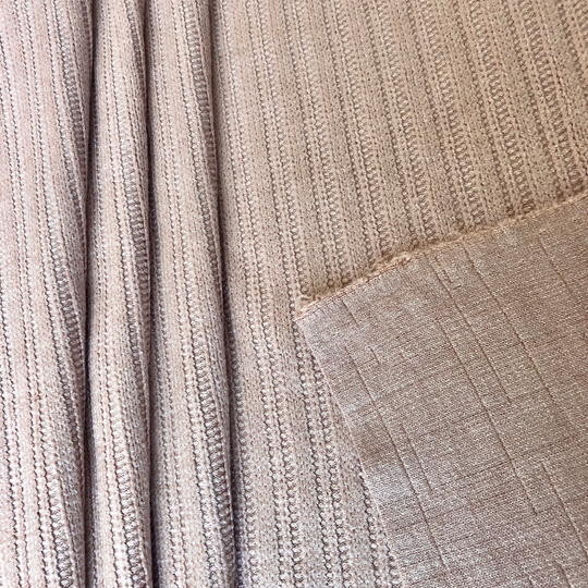 Трикотаж рубчик, пудра светлая, вискоза ORCHID