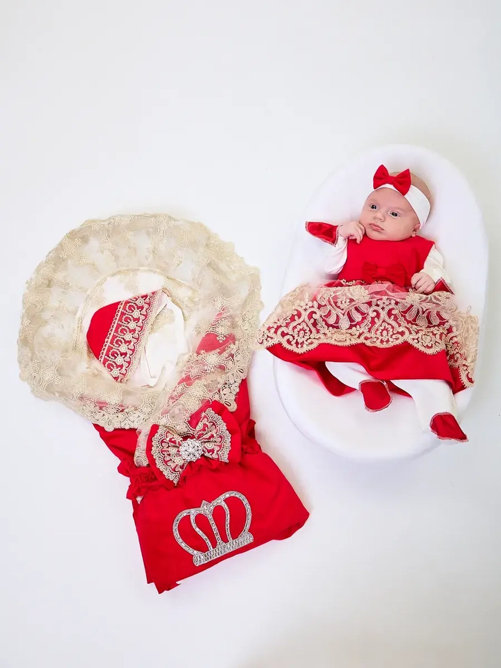 Комплект выписку новорождённому зимний