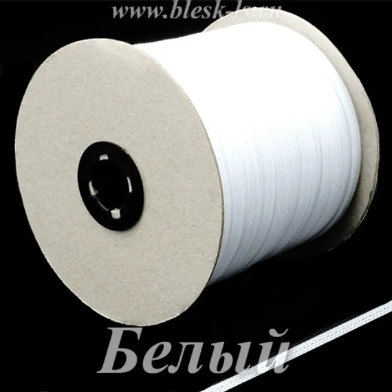 Жёсткий регилин, Белый, ширина 6 мм