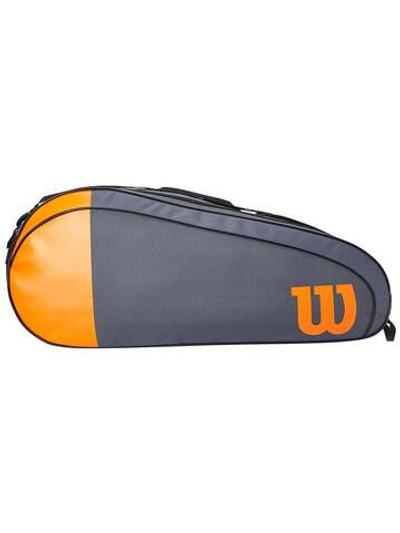 Сумка теннисная Wilson Team 6 Pk Bag - grey/orange