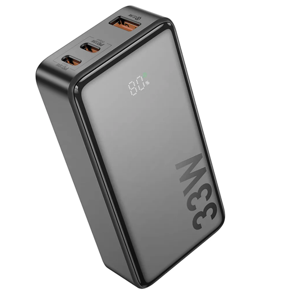 Портативный аккумулятор HOCO Q27 10000 mAh PD 33W + 22,5W (черный)
