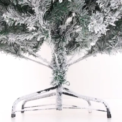 Елка «Зимняя метель» 180 см, ПВХ+леска с белым напылением (700 веток)