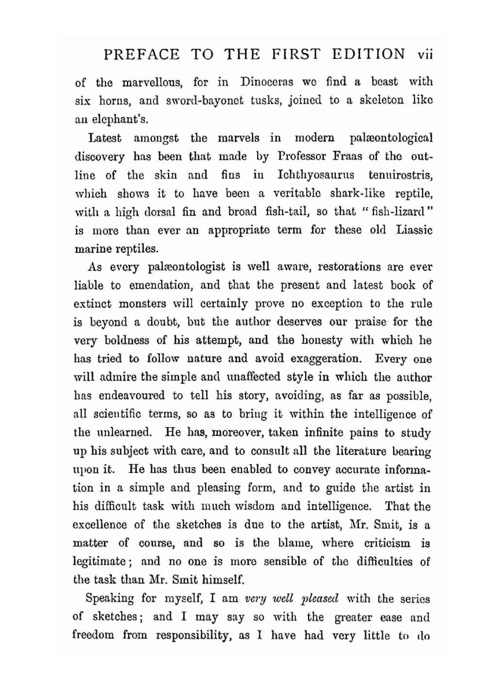 Extinct monsters and creatures of other days. A popular account of some of the larger forms of ancient animal life | H.N. Hutchinson