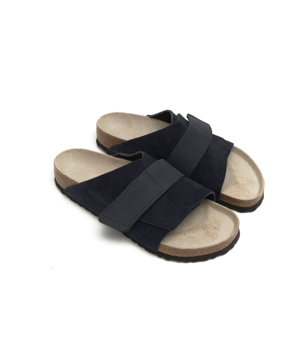 Кожаные шлепанцы kyoto Birkenstock - темно-синий(1020751)