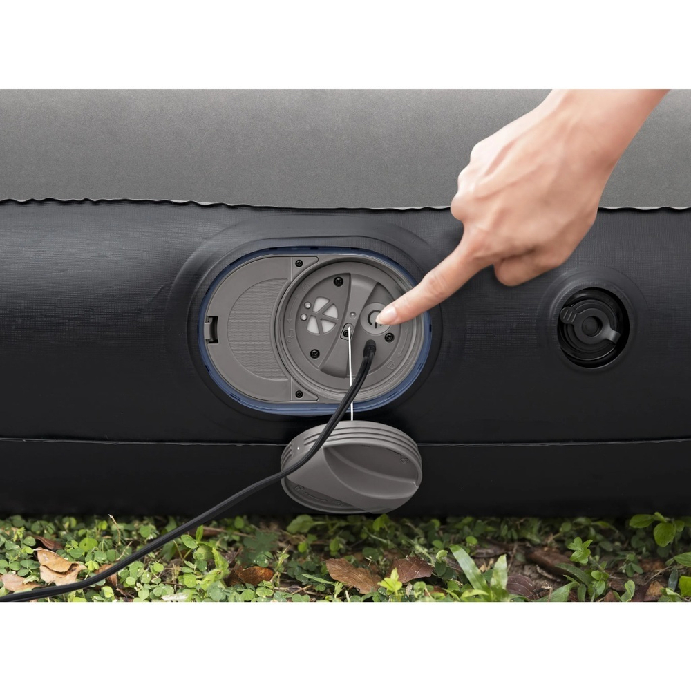 Матрас надувной Bestway, 188х99х30 см, 671BQ, нас встроен, электр, флок, 150 кг