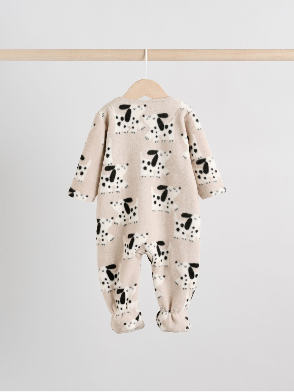 Комбинезон / Cлип для малышей флисовый Next F73-334, 2 шт., Молочный, Бежевый