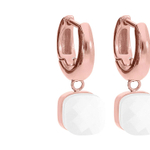 Серьги Qudo Firenze white 300212 BW/RG