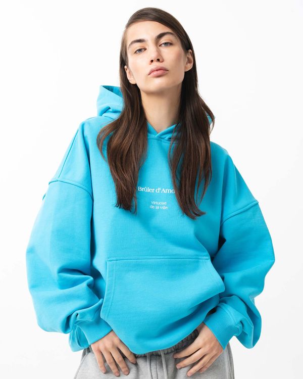 Худи Investigation Azure Blue синий - фото 2