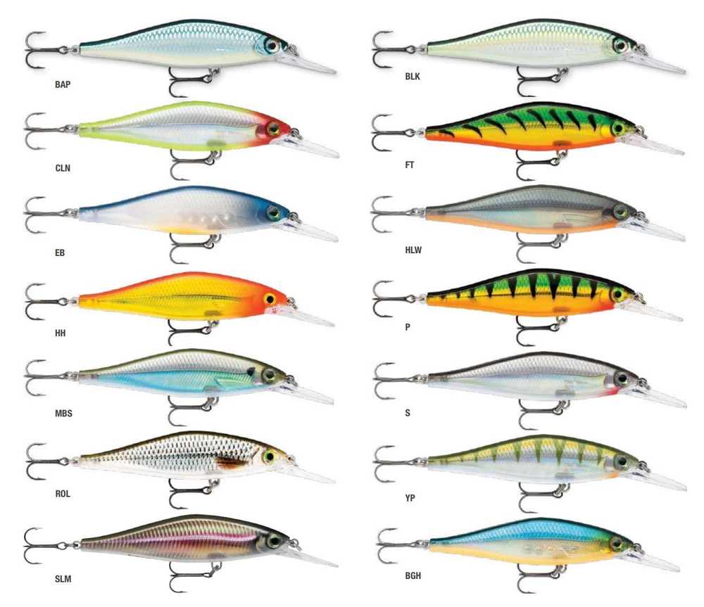 Воблер Shadow Rap Shad Deep 09 9см 12гр YP медл. всплывающий