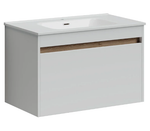 Тумба подвесная SANCOS Smart 890х450х500, c двумя ящиками оснащенными доводчиками, белый глянец , арт. SM90W