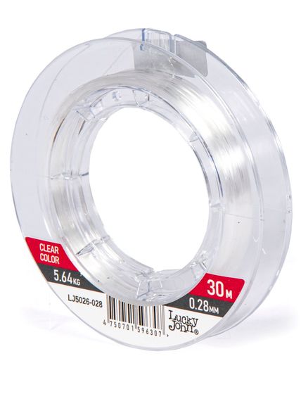 Леска монофильная Lucky John ICE SOFT FLUOROCARBON 030/028