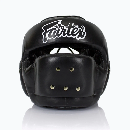 Боксёрский шлем Fairtex Full Face Protector black
