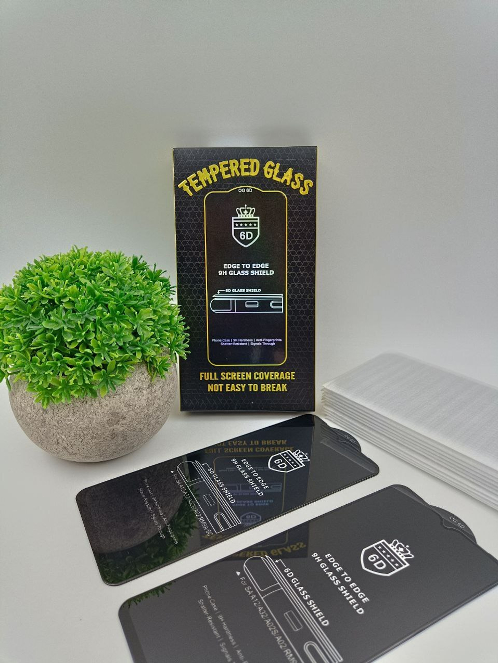Защитные стекла 6D OPPO Realme 9 4G / 9 PRO Plus (2022) - 10шт