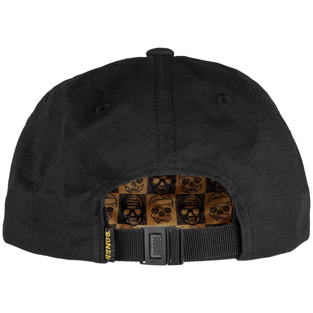 Кепка BONES HAT 6 PANEL (BLACK & GOLD BLK)