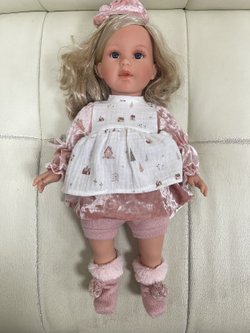 Уценка. Кукла для девочки мягконабивная 40см Люсия (54044)