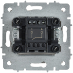 BRITE Выключатель 1-клавишный 10А ВС10-1-0-БрАБ арктический белый IEK